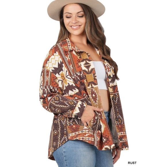 Zenana Outfitters Jackets & Blazers - Zenana Western Jacket size L